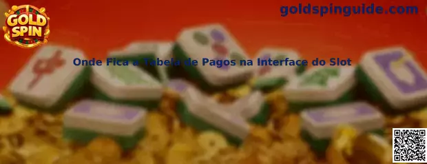 Tabla de pagos en la interfaz del slot Gold Spin
