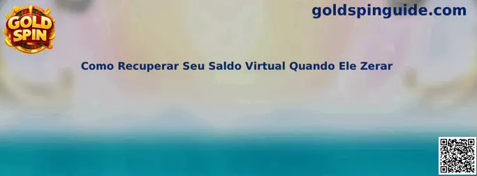 Guía para recuperar saldo virtual Gold Spin