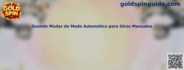 Guía sobre cuándo cambiar del modo automático a giros manuales